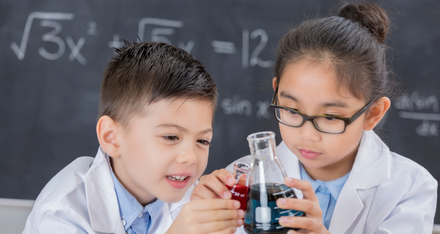 image from blog post - kids doing science